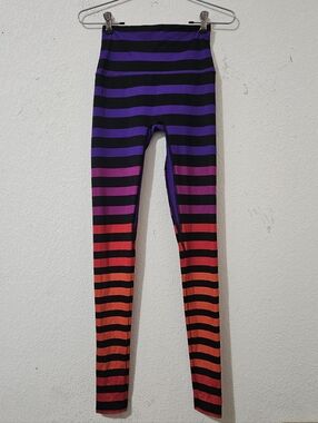 ​K-DEER Signature Stripe Leggings - Sophia Stripe - Size S - Made in USA
